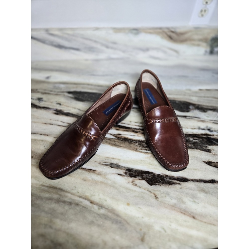Giorgio Brutini Men's Brown Leather Loafer Size 10 D